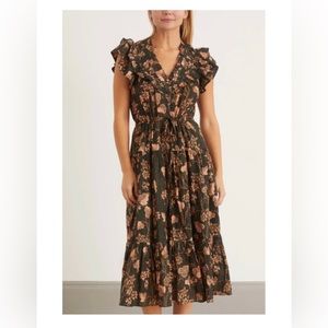 Ulla Johnson Romina Ruffle Dress - Balsam. VGUC